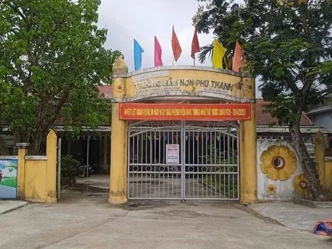 Quan hệ nam nữ bất chính, Phó hiệu trưởng trường mầm non ở Huế bị kỷ luật