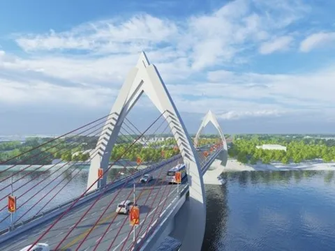 Chỉ vài ngày nữa, cây cầu dây văng hình búp sen, trị giá 1.200 tỷ tại Nam Định sẽ chính thức được thông xe