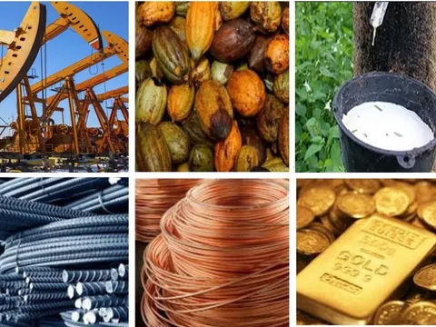 Thị trường ngày 30/5: Giá vàng và quặng sắt tăng, dầu, cao su, cà phê, gạo giảm