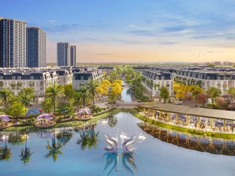 Shophouse Swan Lake tại Hoang Huy New City phá vỡ giới hạn bất động sản dòng tiền