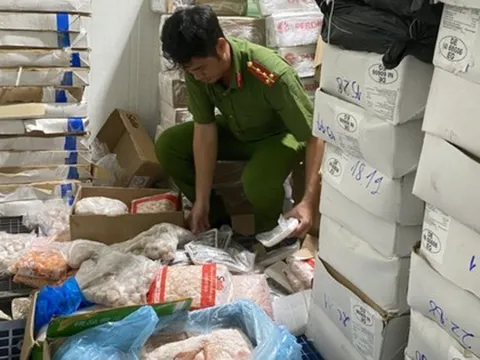 Công an TP HCM kiểm tra 3 kho lạnh, phát hiện gần 70 tấn nội tạng, thịt động vật không rõ nguồn gốc