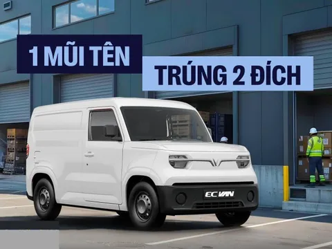 Đặt mua VinFast EC Van, chủ xưởng độ chia sẻ: '1 mũi tên trúng 2 đích, vừa nghiên cứu nâng cấp tính năng, vừa giao hàng phục vụ công việc'