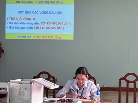Doanh nghiệp 1 tháng tuổi trúng đấu giá mỏ cát gần 500 tỷ đồng