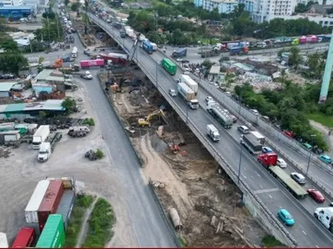 Nút giao Mỹ Thủy hơn 3.400 tỷ đồng ì ạch gần 9 năm do vướng mặt bằng
