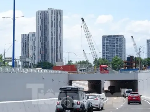 Thông xe hầm chui ở nút giao thông lớn nhất TPHCM