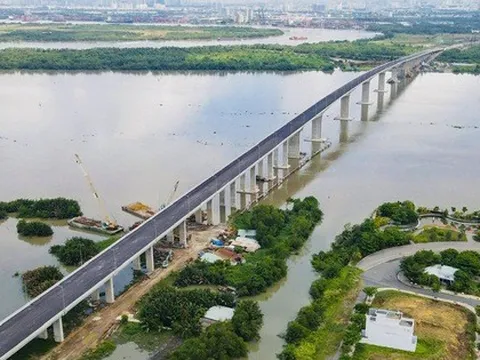 Người dân từ Tp.HCM đi Đồng Nai - Sân bay Long Thành sẽ nhanh hơn nhờ cây cầu gần 2.000 tỉ đồng chính thức thông xe vào tháng 9