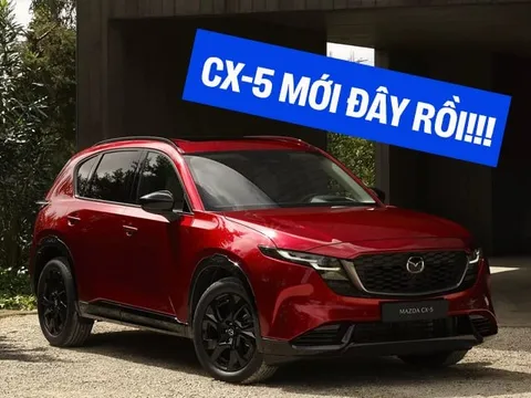 Mazda CX-5 2025 ra mắt: Nội thất mới hoàn toàn, màn hình lớn, ít phím bấm, 'úp mở' bản hybrid gây bất ngờ