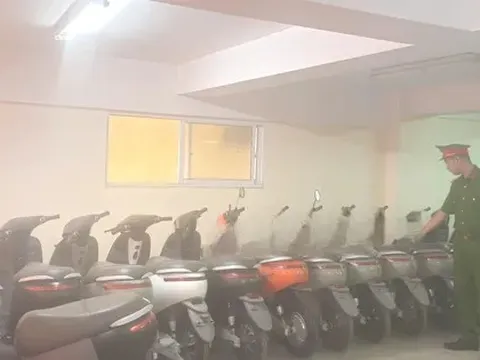 Triệt phá đường dây sản xuất, buôn bán xe máy điện giả