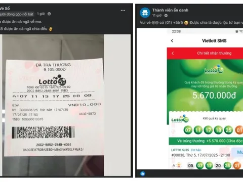 Hơn 55.000 người nhận lộc từ chia giải độc đắc đầu tiên của xổ số Lotto 5/35