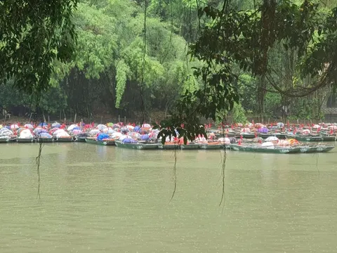 Ninh Bình tạm ngưng hoạt động du lịch đường thủy từ 13h ngày 21/7