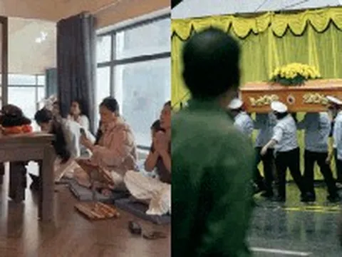 Quang Hải cùng cả gia đình chắp tay cầu nguyện cho các nạn nhân xấu số vụ lật tàu ở vịnh Hạ Long