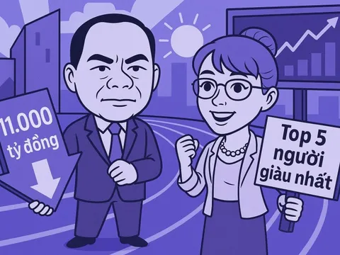 Tỷ phú Phạm Nhật Vượng giảm 11.000 tỷ đồng tài sản trong tuần qua, bà Nguyễn Thị Phương Thảo trở lại Top 5 người giàu nhất khi VJC, HDB tăng vọt