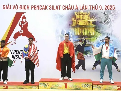 Lê Văn Toàn giành huy chương vàng Pencak Silat châu Á lần thứ 5 trong sự nghiệp