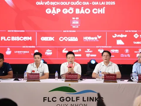 Giải Vô địch Golf Quốc gia - Gia Lai 2025 có 125 vận động viên tham gia tranh tài
