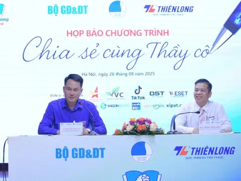 'Chia sẻ cùng thầy cô' 2025 tri ân 80 thầy, cô giáo tiêu biểu nhất