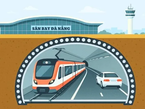 Đường hầm 10.000 tỷ có tàu điện ngầm qua sân bay Đà Nẵng: Ai đứng sau?