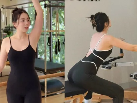 MC Mai Ngọc cực chăm tập môn này lấy lại vóc dáng sau sinh, body căng đét như chưa từng sinh nở!