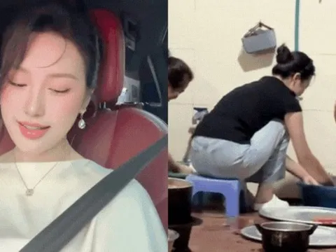 Tiểu thư Doãn Hải My "lên đồ" sang chảnh, xinh như hoa hậu, khí chất khác hẳn lúc cặm cụi rửa bát ở quê chồng