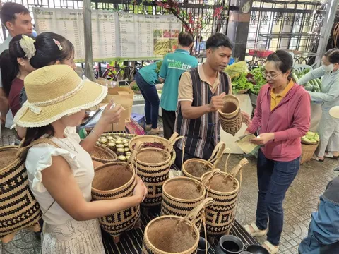 Người dân TP HCM hào hứng với quả chòi mòi tươi, bánh hạt kơ nia
