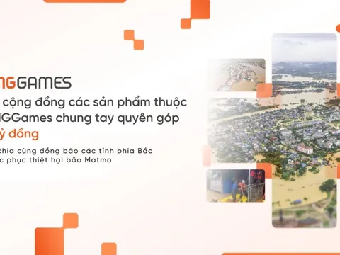 VNGGames ủng hộ 7 tỷ đồng hỗ trợ người dân các tỉnh phía Bắc khắc phục thiệt hại do bão lụt