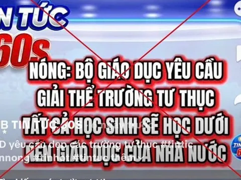 Bộ Giáo dục và Đào tạo bác tin đồn “đóng cửa trường ngoài công lập”