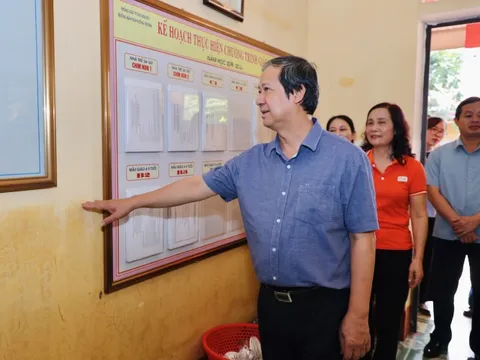 Bộ GD&ĐT đồng hành cùng tỉnh Thái Nguyên khắc phục hậu quả thiên tai