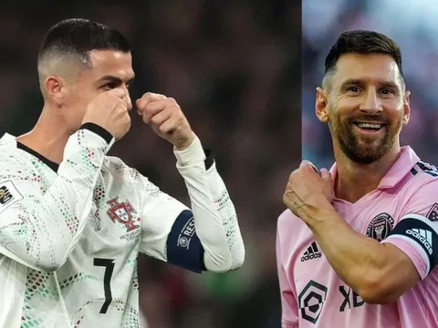 Messi bị kéo vào vụ thẻ đỏ của Ronaldo, người hâm mộ bất bình