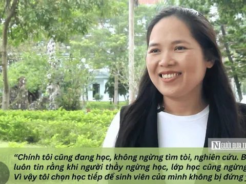 "Nữ tiến sĩ của làng" miệt mài dạy chữ, lặng thầm gieo yêu thương