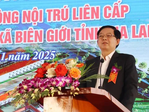 Phó Thủ tướng Hồ Quốc Dũng dự lễ khởi công 7 trường nội trú biên giới tỉnh Gia Lai