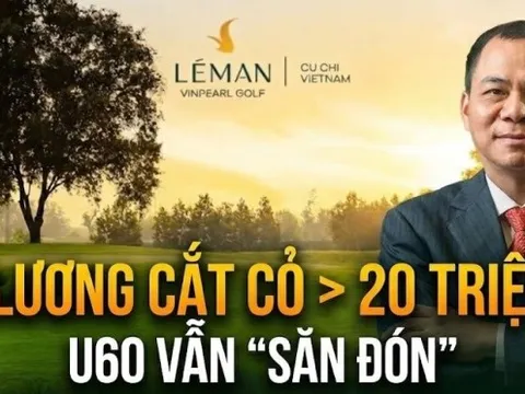 Hé lộ mức lương người cắt cỏ sân golf của tỷ phú Phạm Nhật Vượng, U60 vẫn được nhận