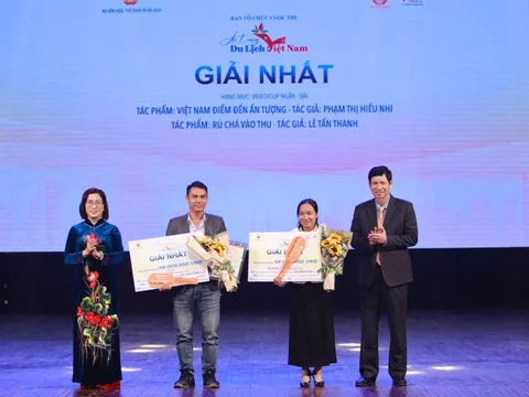 Trao giải Cuộc thi sáng tạo video clip 'Ấn tượng Du lịch Việt Nam'