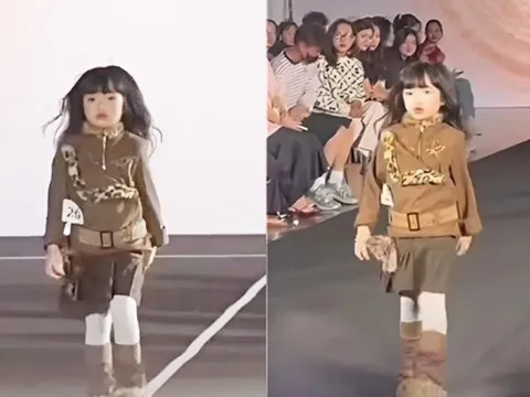 Con gái Trường Giang và Nhã Phương mới 6 tuổi đã khoe tài catwalk chuyên nghiệp