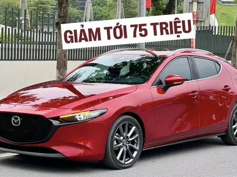 Mazda3 giảm giá tới 75 triệu tại đại lý, bản tiêu chuẩn nay xuống ngang Hyundai Accent, nhưng người mua phải chấp nhận một điều