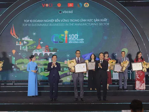 Nestlé Việt Nam dẫn đầu Top 100 Doanh Nghiệp Bền Vững trong 3 năm liên tiếp