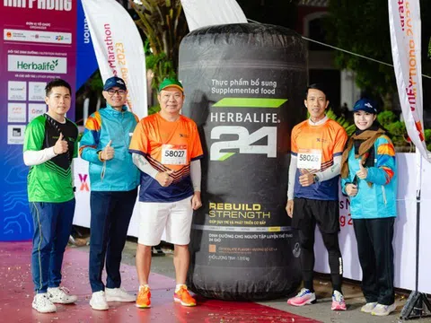 Herbalife Việt Nam tự hào là Đối tác Dinh dưỡng của giải chạy VnExpess Marathon lần đầu tiên tại Hải Phòng