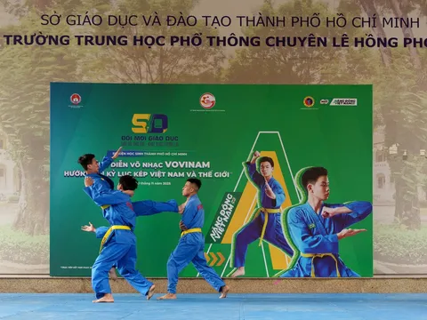 MILO và sao Việt bất ngờ “đổ bộ”, tiếp sức học sinh TP.HCM Vovinam